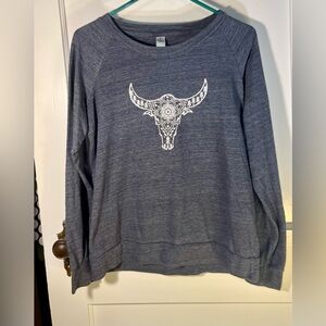 Alternative Blue Long Sleeve Shirt